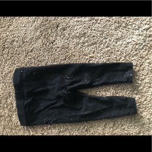 Cat and Jack black and glitter tights pants